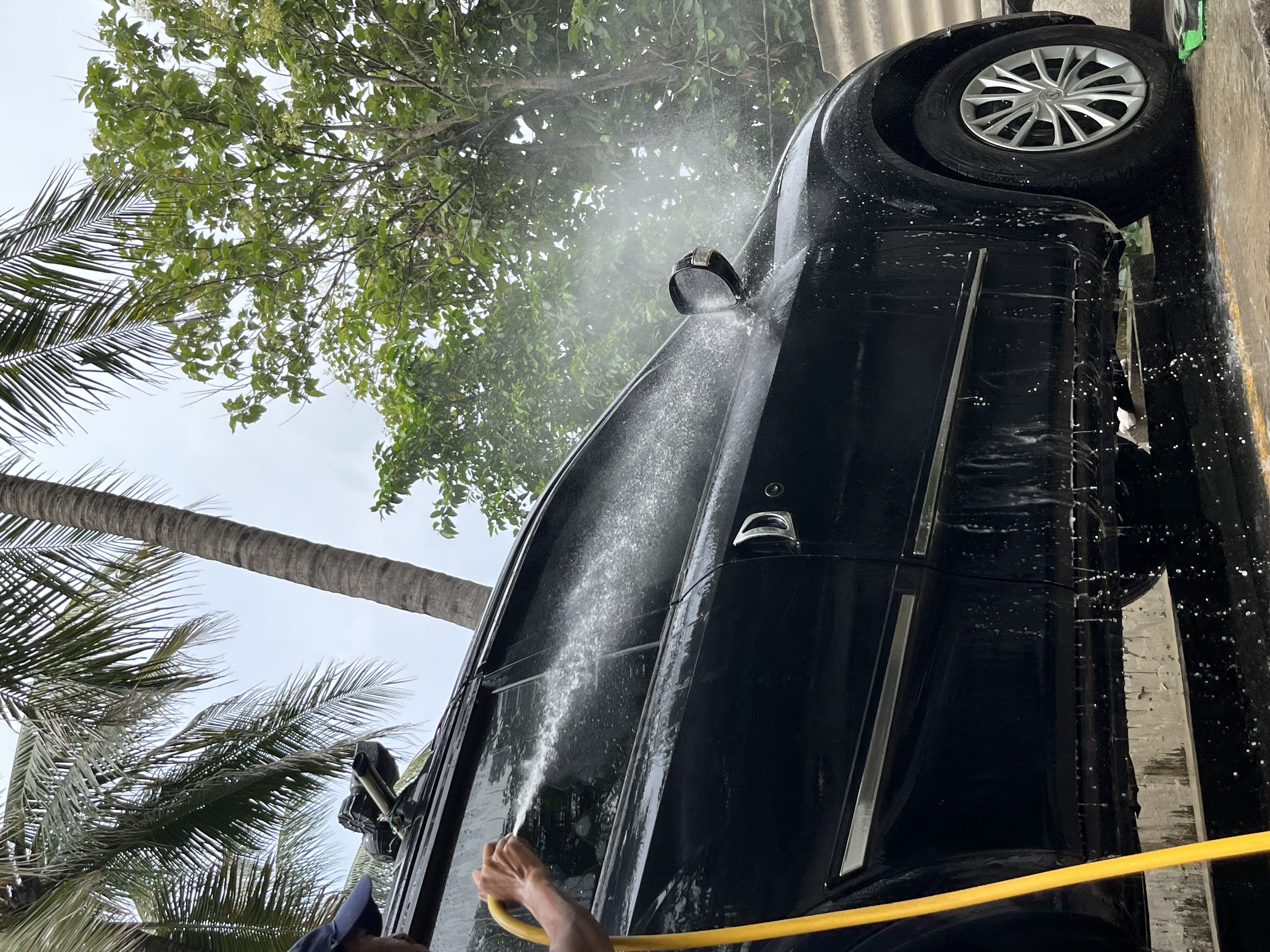Foam Washing